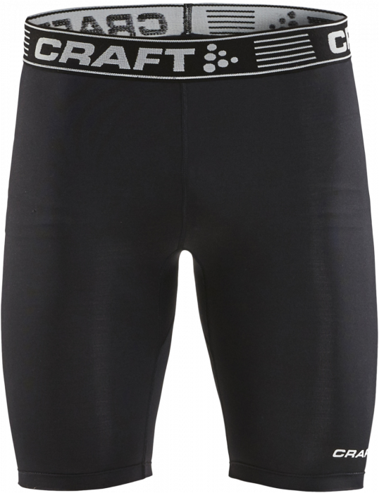 Craft - Pro Control Compression Short Tights Unisex - Black & white