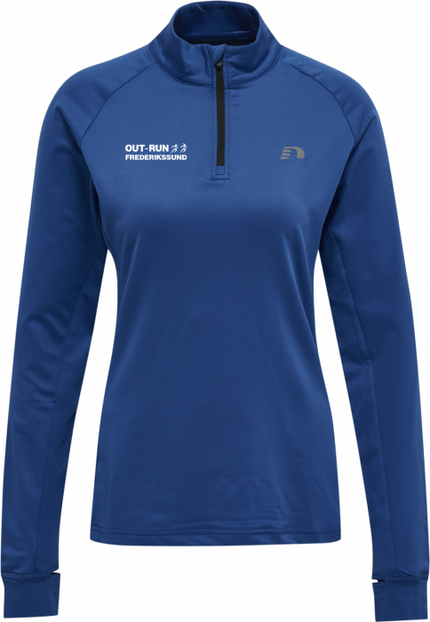 Newline - Outrun Women's Midlayer Running Sweatshirt - Bleu