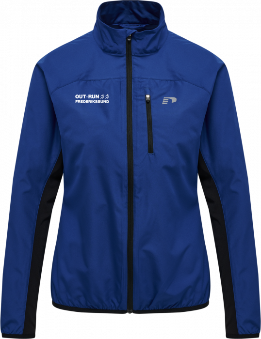Newline - Outrun Women's Running Jacket - Azul & preto