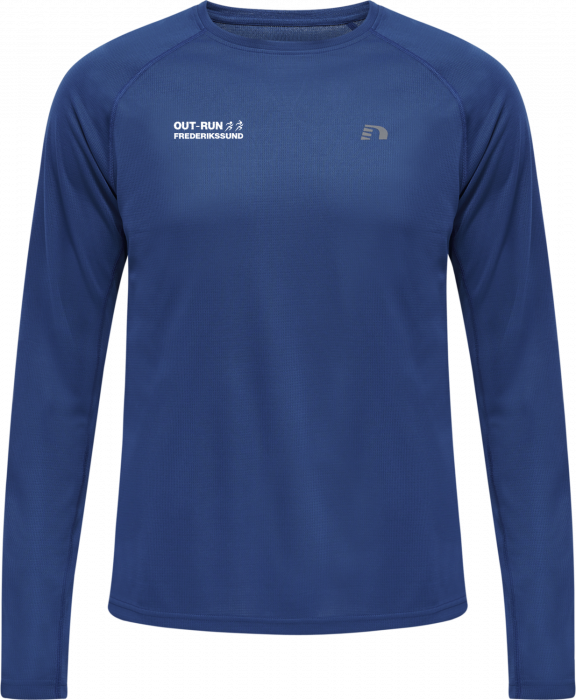 Newline - Outrun Long-Sleeved Running T-Shirt - Blau