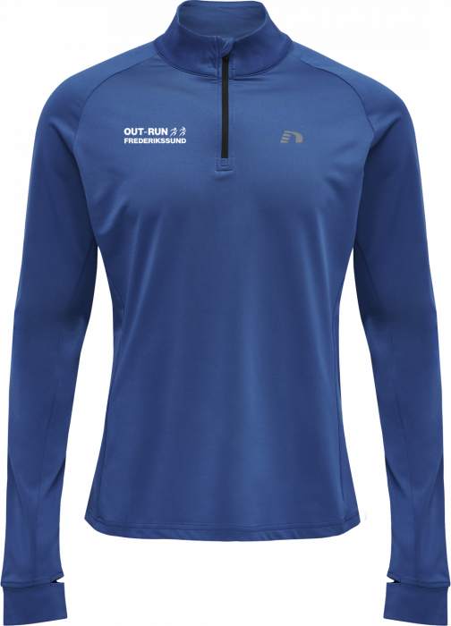 Newline - Outrun Men's Midlayer Running Sweatshirt - Niebieski