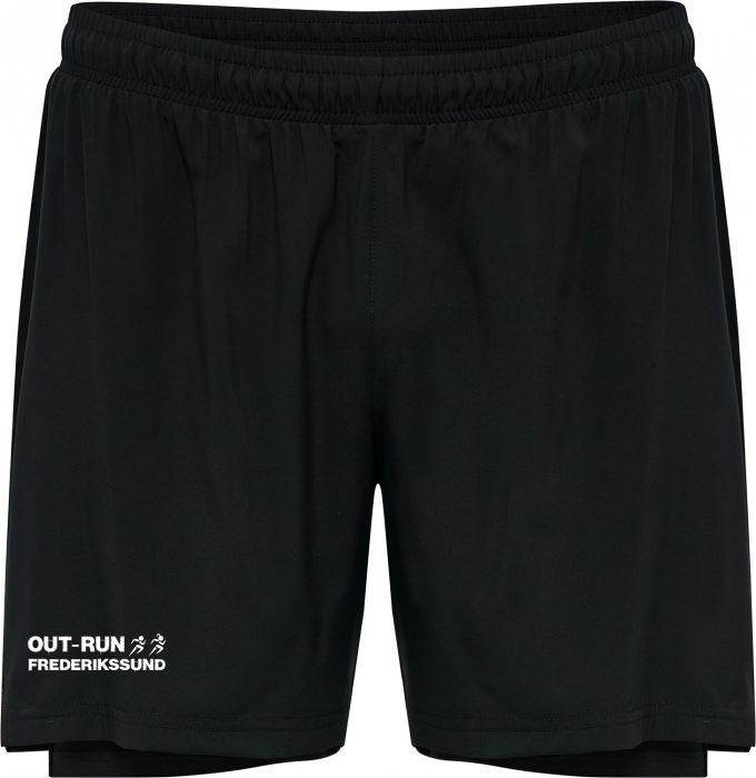 Newline - Men's Core 2-In-1 Shorts - Czarny